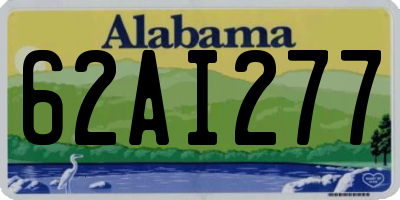 AL license plate 62AI277