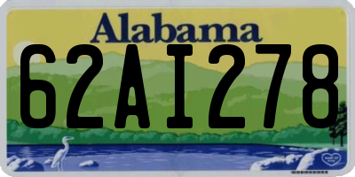 AL license plate 62AI278