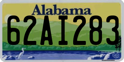 AL license plate 62AI283