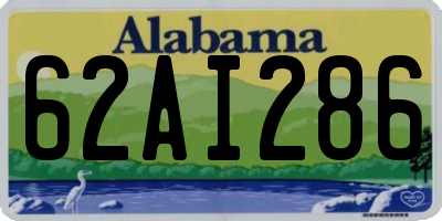AL license plate 62AI286