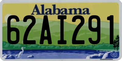 AL license plate 62AI291
