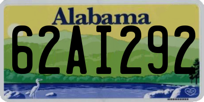 AL license plate 62AI292