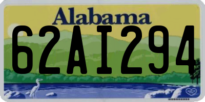 AL license plate 62AI294