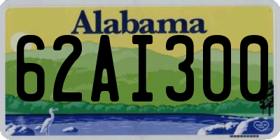 AL license plate 62AI300