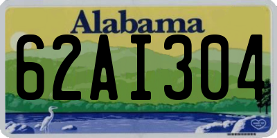 AL license plate 62AI304