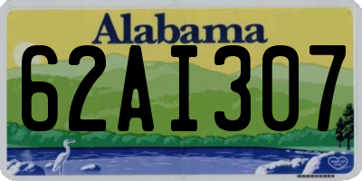 AL license plate 62AI307