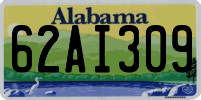 AL license plate 62AI309