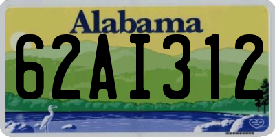 AL license plate 62AI312