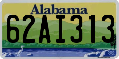 AL license plate 62AI313