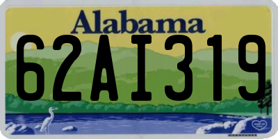 AL license plate 62AI319
