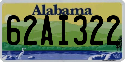 AL license plate 62AI322