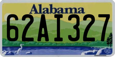 AL license plate 62AI327