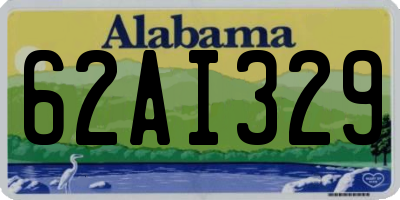 AL license plate 62AI329