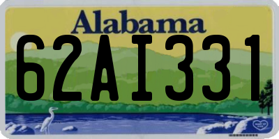 AL license plate 62AI331