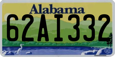 AL license plate 62AI332