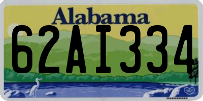 AL license plate 62AI334