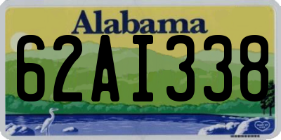 AL license plate 62AI338