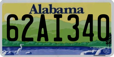 AL license plate 62AI340