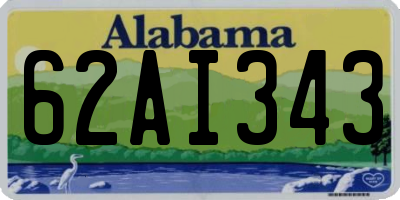 AL license plate 62AI343