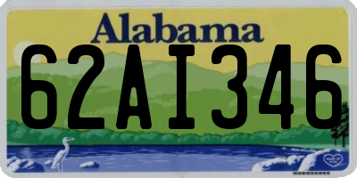 AL license plate 62AI346