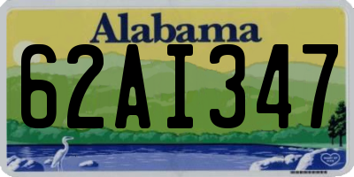 AL license plate 62AI347