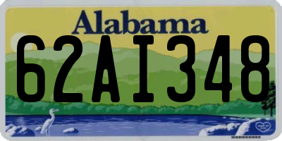 AL license plate 62AI348