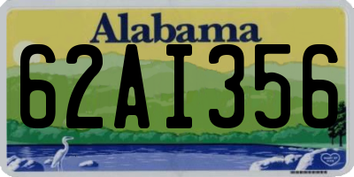AL license plate 62AI356