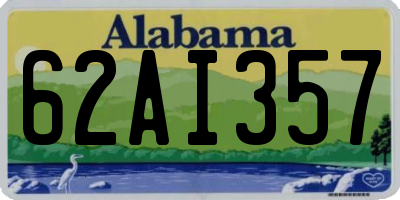 AL license plate 62AI357