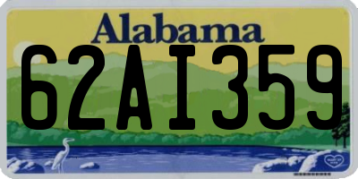 AL license plate 62AI359
