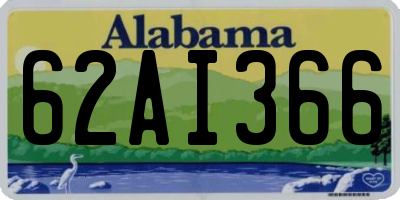 AL license plate 62AI366