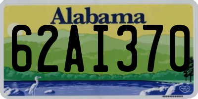 AL license plate 62AI370