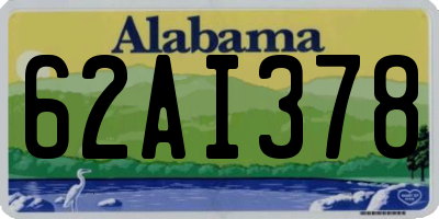 AL license plate 62AI378