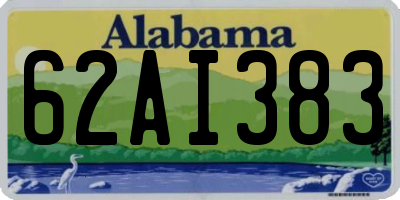 AL license plate 62AI383