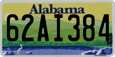 AL license plate 62AI384