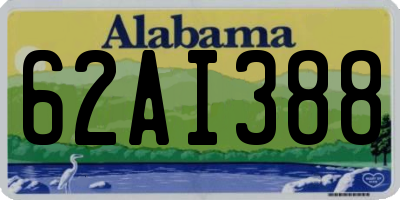 AL license plate 62AI388
