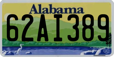 AL license plate 62AI389