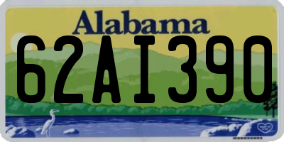 AL license plate 62AI390