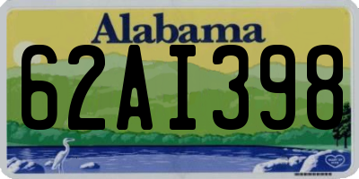 AL license plate 62AI398