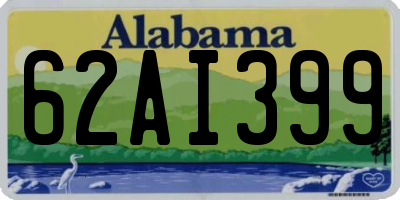 AL license plate 62AI399