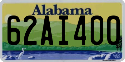 AL license plate 62AI400