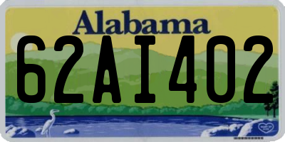 AL license plate 62AI402