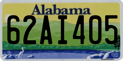 AL license plate 62AI405