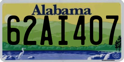 AL license plate 62AI407
