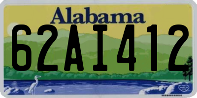 AL license plate 62AI412