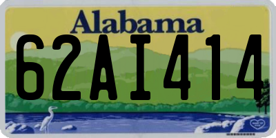 AL license plate 62AI414