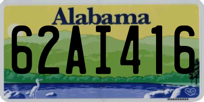 AL license plate 62AI416