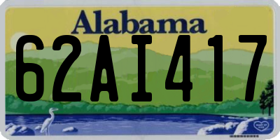 AL license plate 62AI417