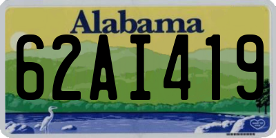 AL license plate 62AI419