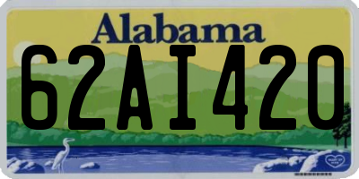 AL license plate 62AI420