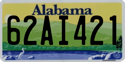 AL license plate 62AI421